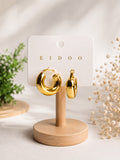 gold chunky earring